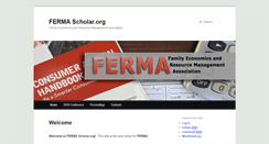 Desktop Screenshot of fermascholar.org
